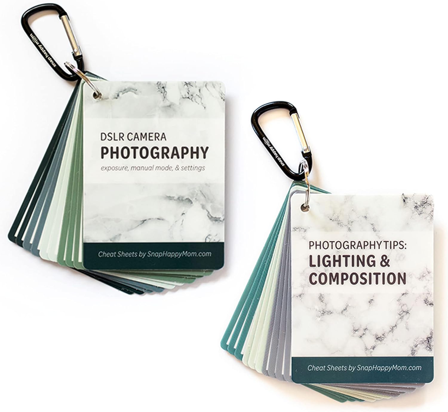Photography Cheat Sheet Cards for DSLR Camera Mastery