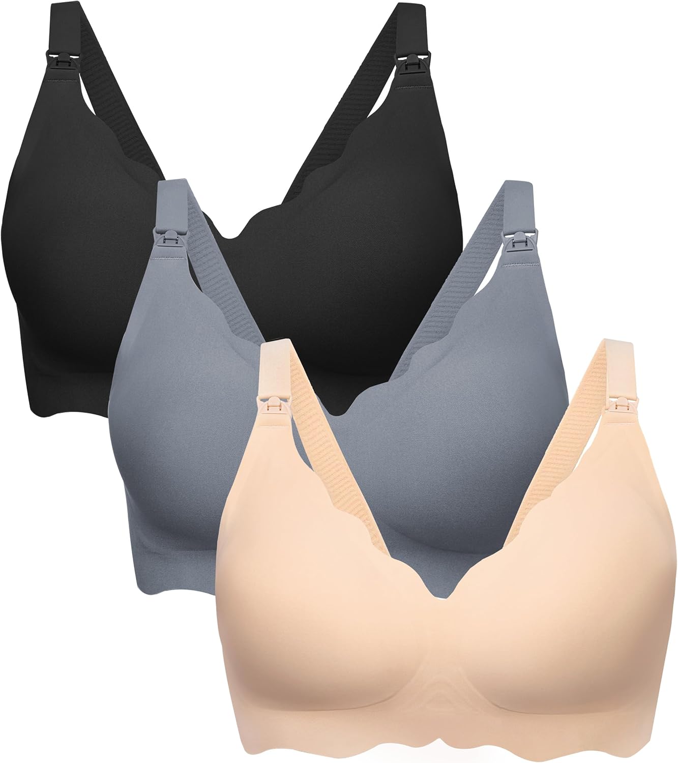 Ultra Comfort Nursing Bras for Breastfeeding by Angelhood