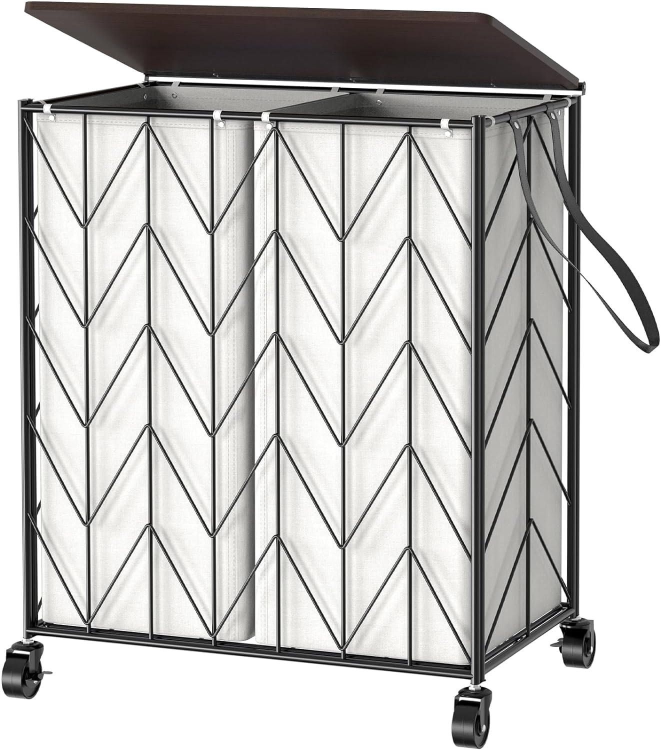 WOWLIVE Laundry Basket with Wheels for Easy Laundry Organization
