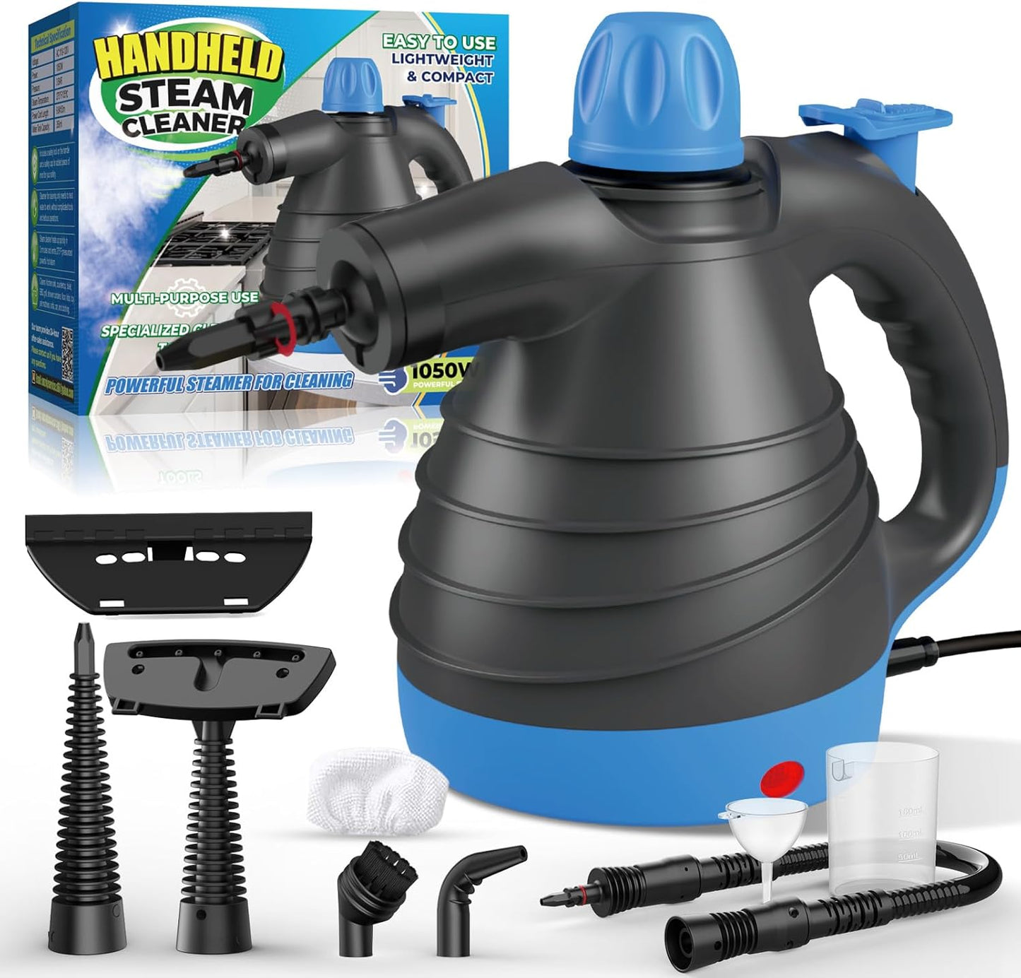 Handheld Steam Cleaner for All Surfaces - Fast Heating & Portable