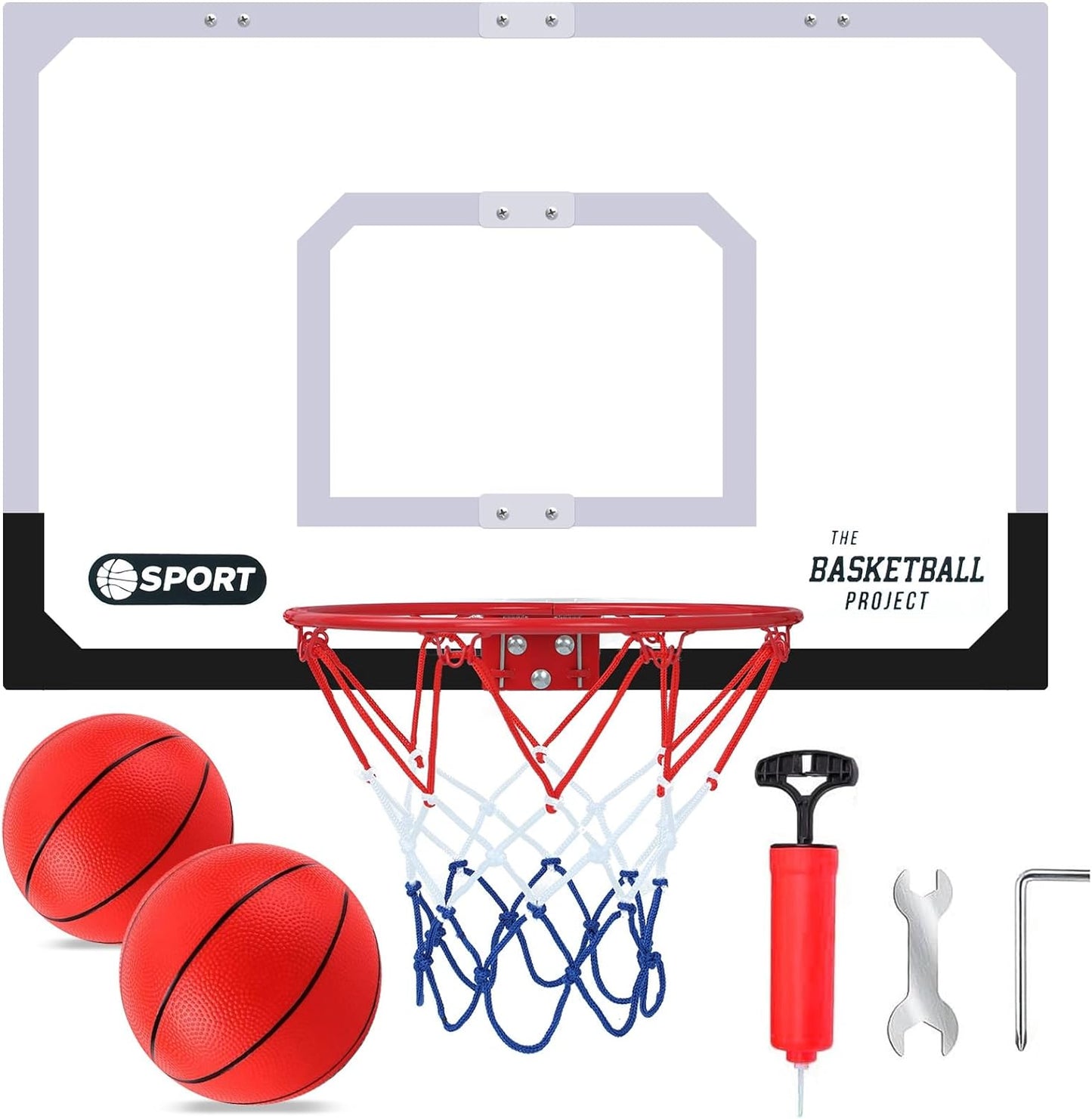 Upgrade Basketball Hoop Set - Extra Large 26x17 Pro Indoor Toy