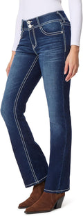 Stylish Curvy Bootcut Jeans by WallFlower for Modern Women