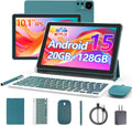 Android 15 Tablet 10 in with 20GB RAM 128GB ROM - 2-in-1 Keyboard Kit