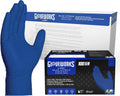 GLOVEWORKS HD Royal Blue Nitrile Disposable Gloves - 6 Mil Durable Fit