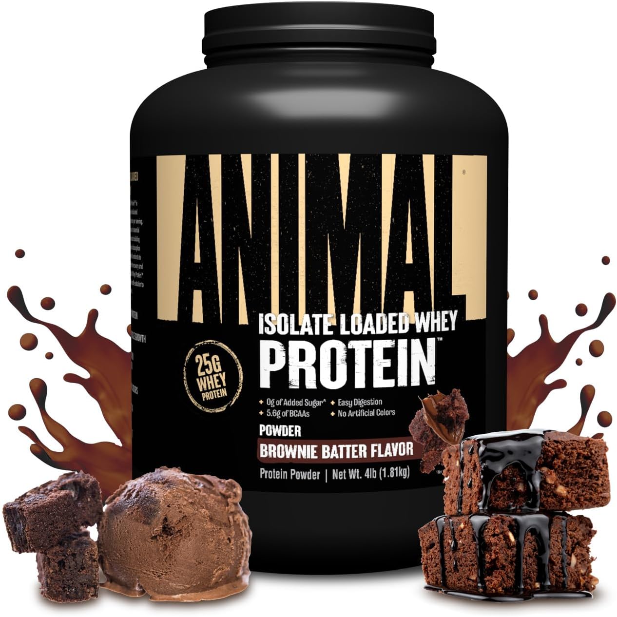 Animal Whey Isolate Protein Powder for Muscle Builder & Recovery