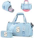 Customizable Girls Gym Bag with Shoe Storage for Travel and Fitness