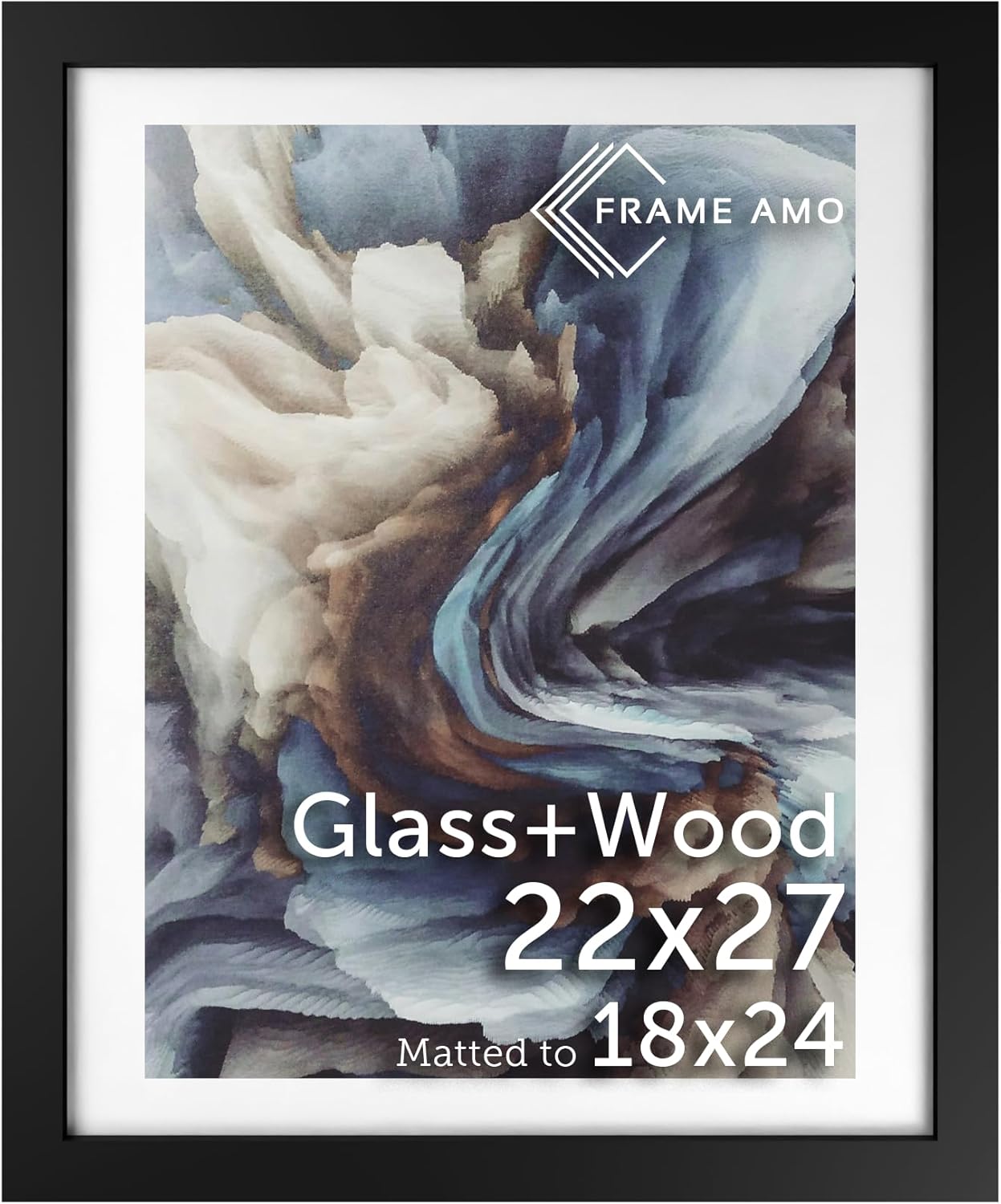 Frame Amo 22x27 Black Solid Wood Poster Frame Review