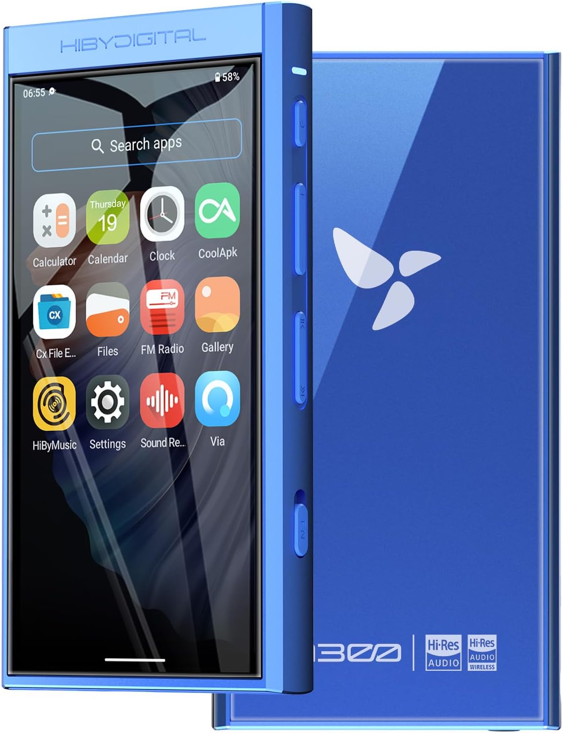 HiBy Digital M300 Android MP3 Player with Bluetooth and WiFi