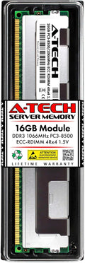 A-Tech 16GB DDR3 1066MHz ECC RDIMM - Server Memory Replacement