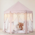 Princess Castle Play Tent for Girls Large Hexagon Playhouse - Star