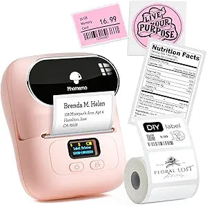 Phomemo M110 Thermal Label Printer - Portable Bluetooth Maker