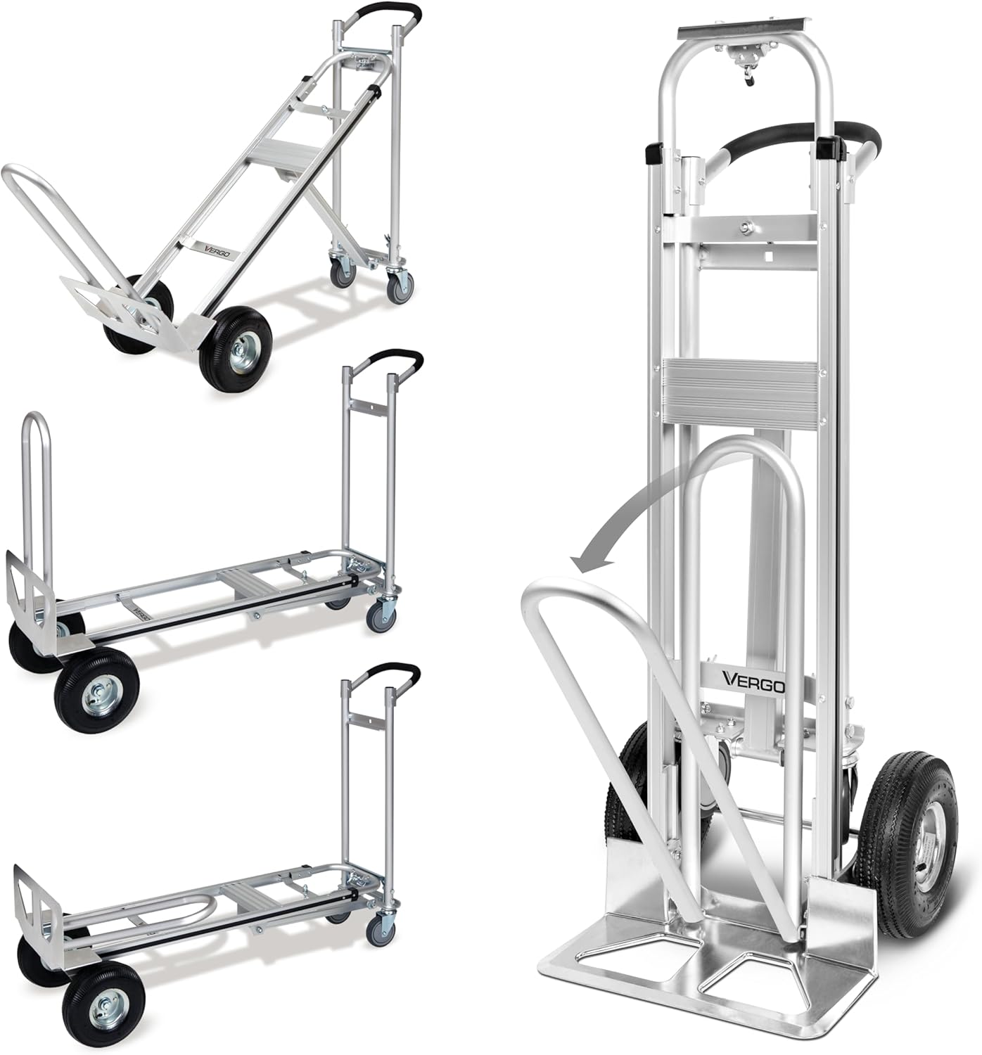 Vergo Industrial Convertible Hand Truck - Heavy Duty Dolly
