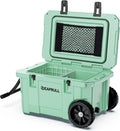 55 Quart Cooler with Wheels - HeavyDuty Ice Retention for Camping