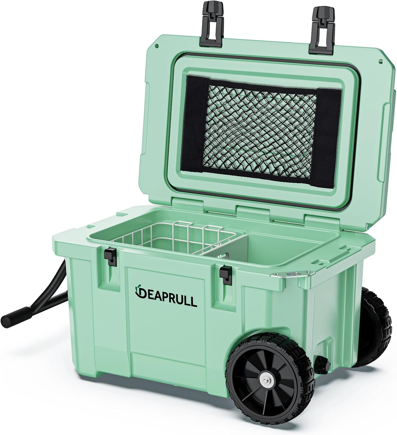 55 Quart Cooler with Wheels for Camping and Outdoor Adventures
