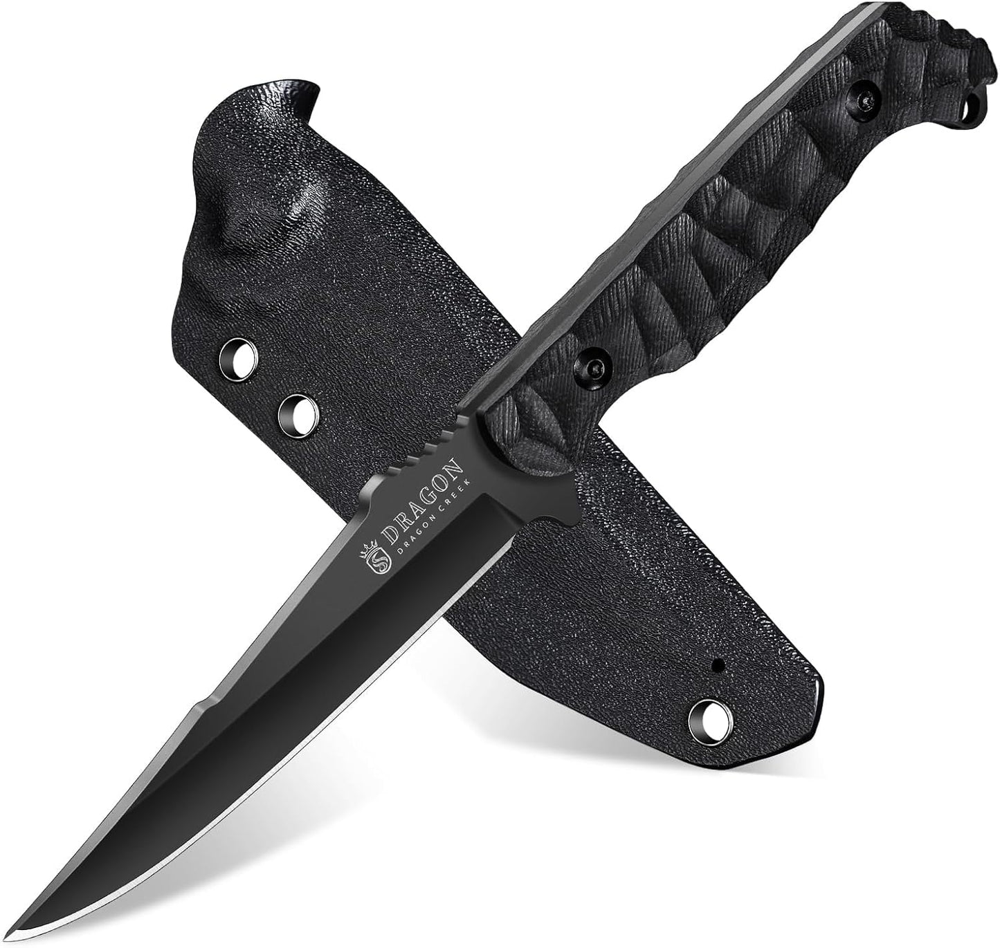 Dragon Creek Fixed Blade Knife for Outdoor Tactical Survival