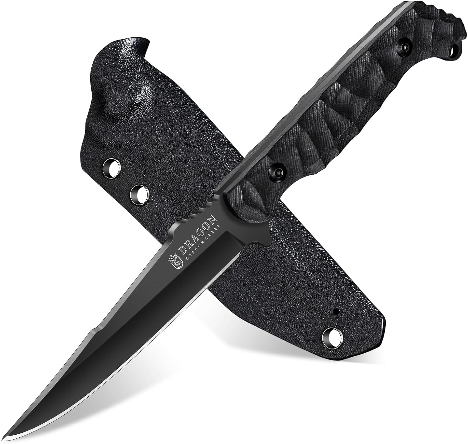 Dragon Creek Fixed Blade Knife for Outdoor Tactical Survival