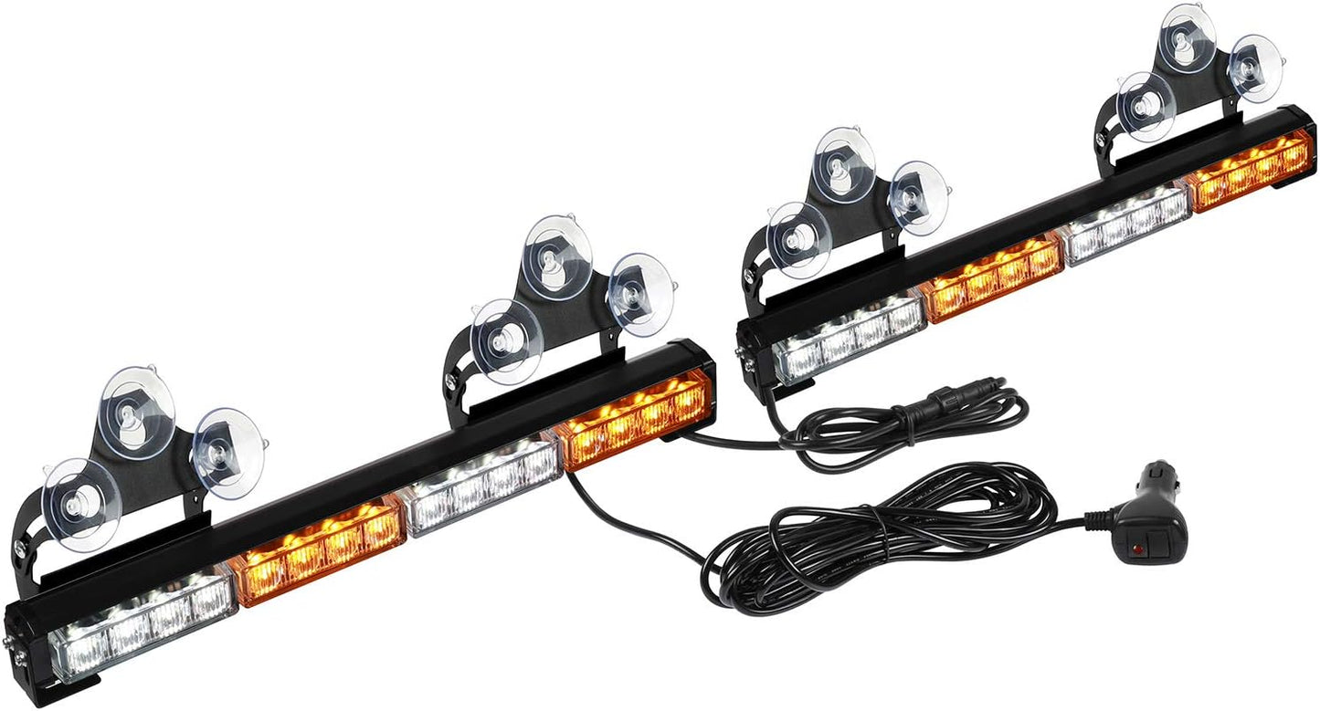ASPL 2x16.8 inch Emergency Flashing LED Traffic Advisor Light Bar