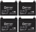Mighty Max Battery ML35-12 12V 35AH SLA Pack of 4 - Reliable Power