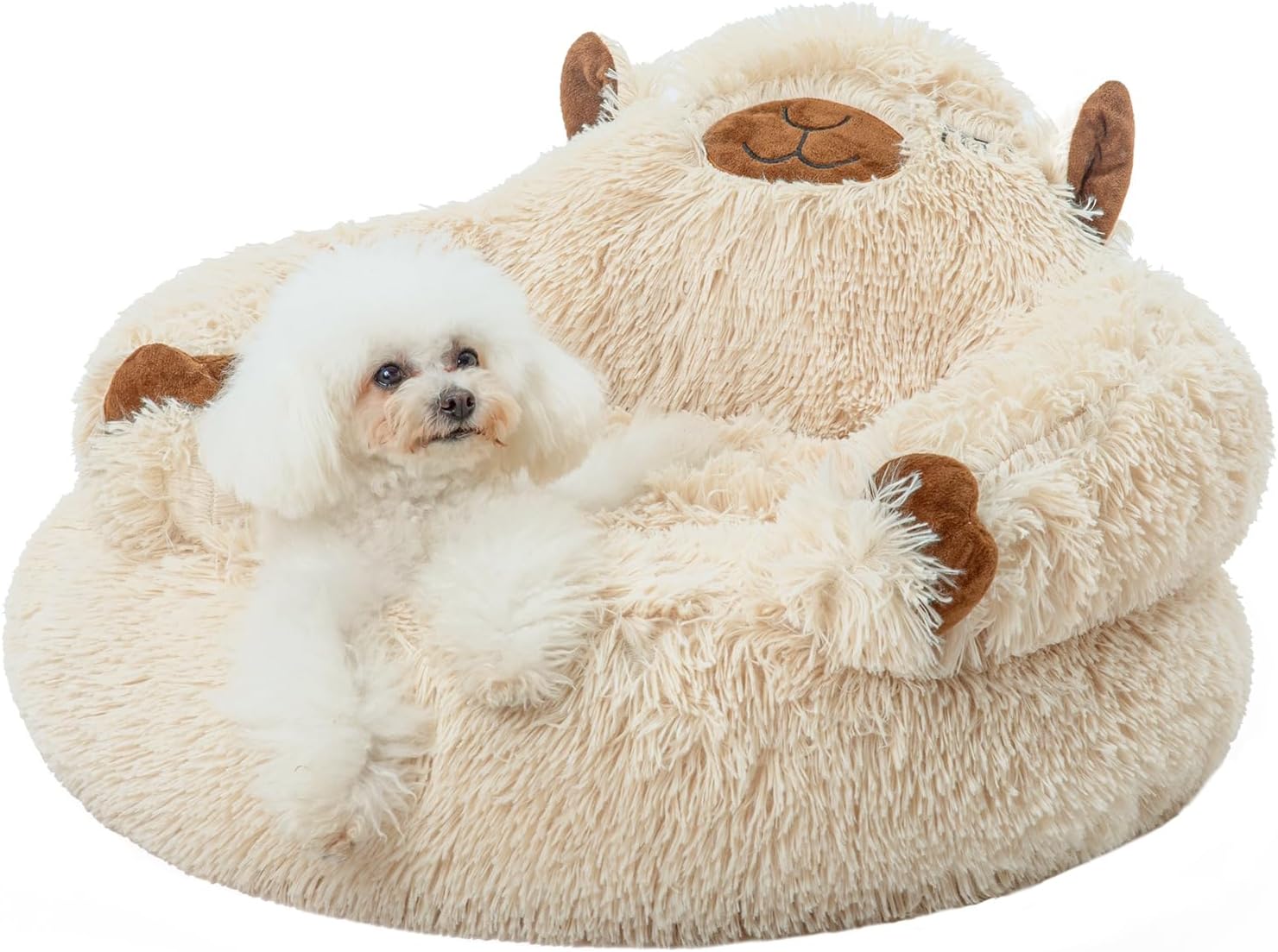 Jiupety Calming Dog and Cat Bed for Cozy Relaxation