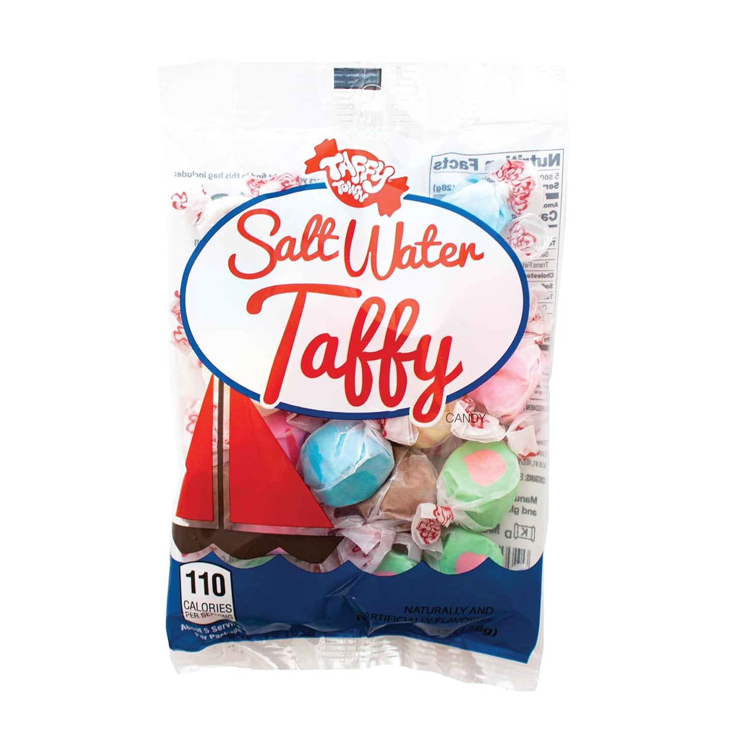 Taffy Town Assorted Salt Water Taffy, 80 Oz of Sweetness