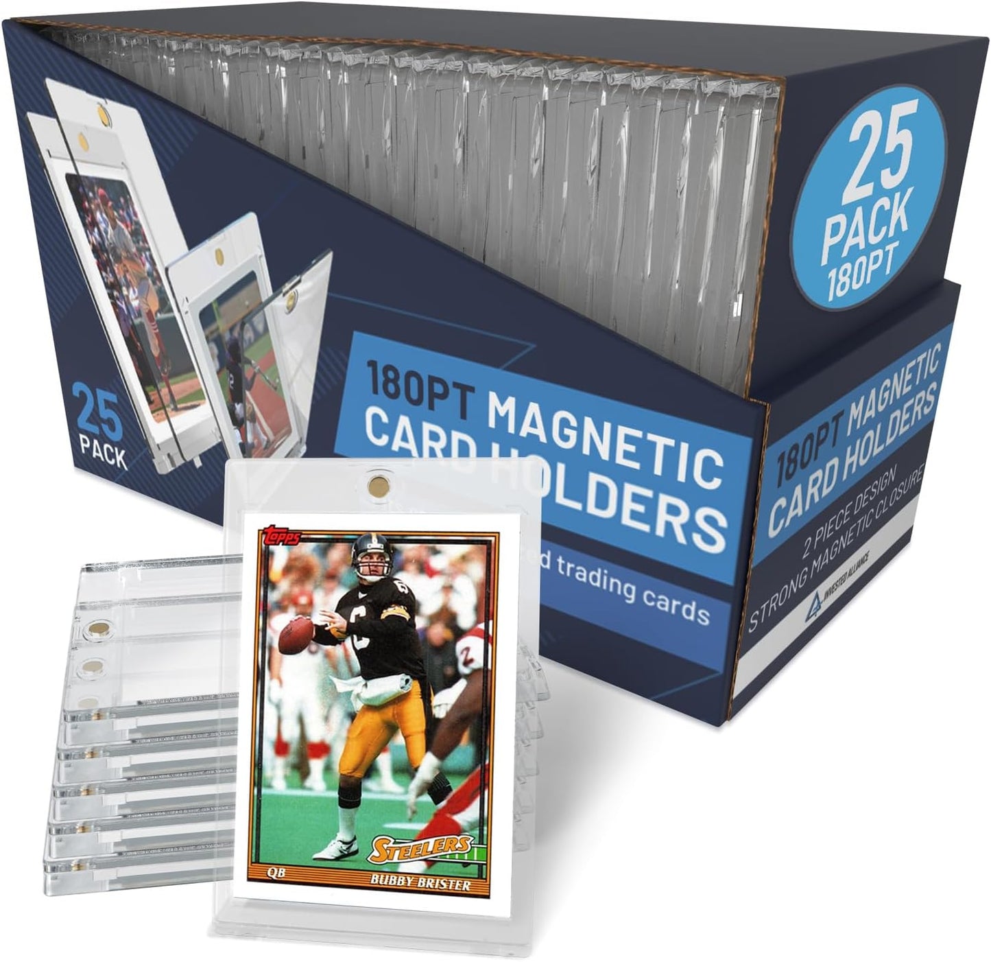 Premium Magnetic Card Holder Case for Trading Cards and Collectors