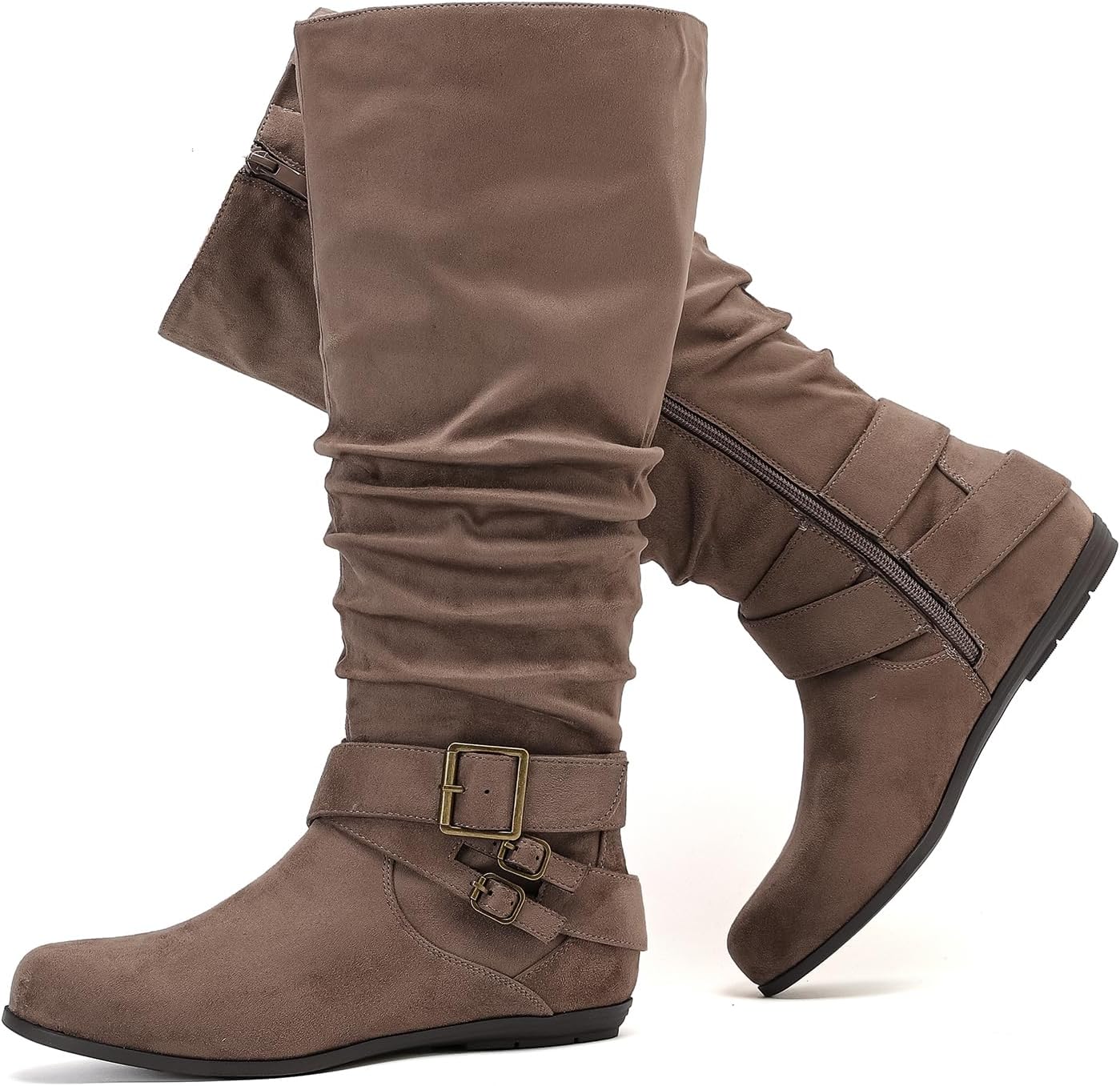 Luoika Women's Extra Wide Calf Knee High Slouchy Boots Review
