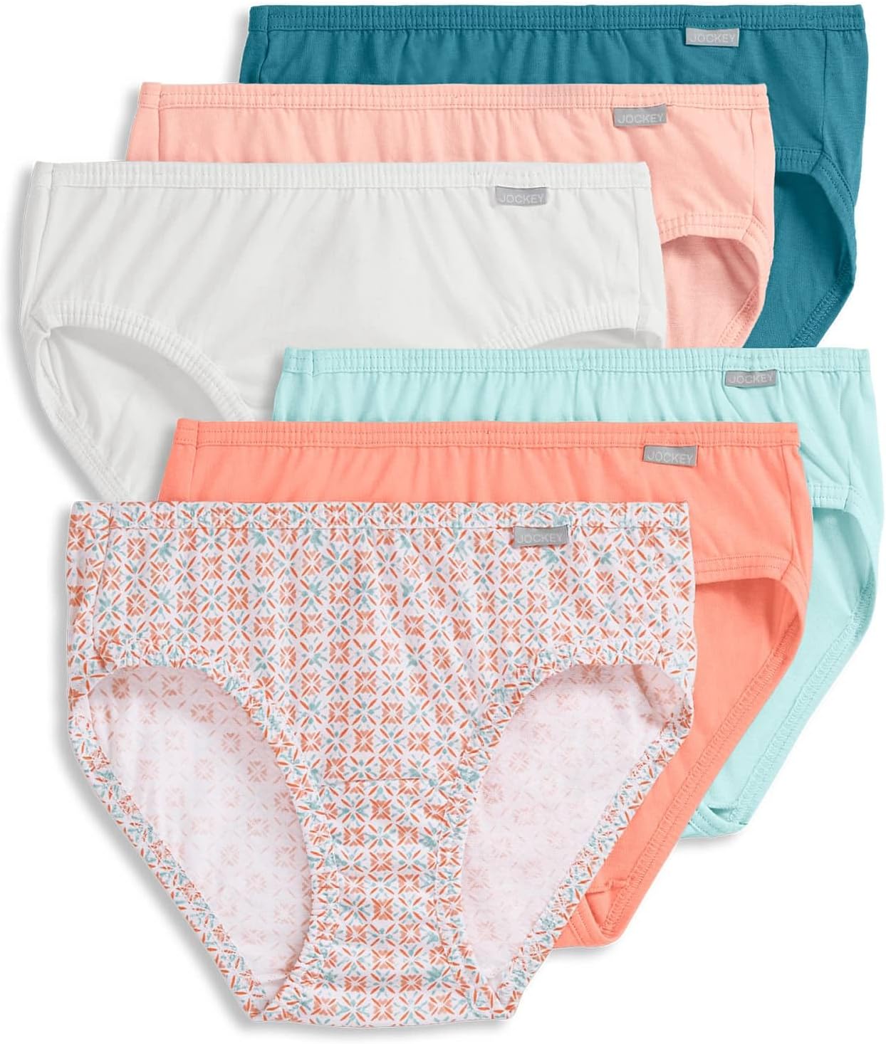 Jockey Women's Elance Bikini Underwear - 6 Pack for Comfort