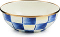 Enamel Everyday Bowl Extra Small Blue-and-White Royal Check