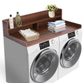 Wooden 2-Tier Washer Dryer Countertop for Stylish Laundry Space