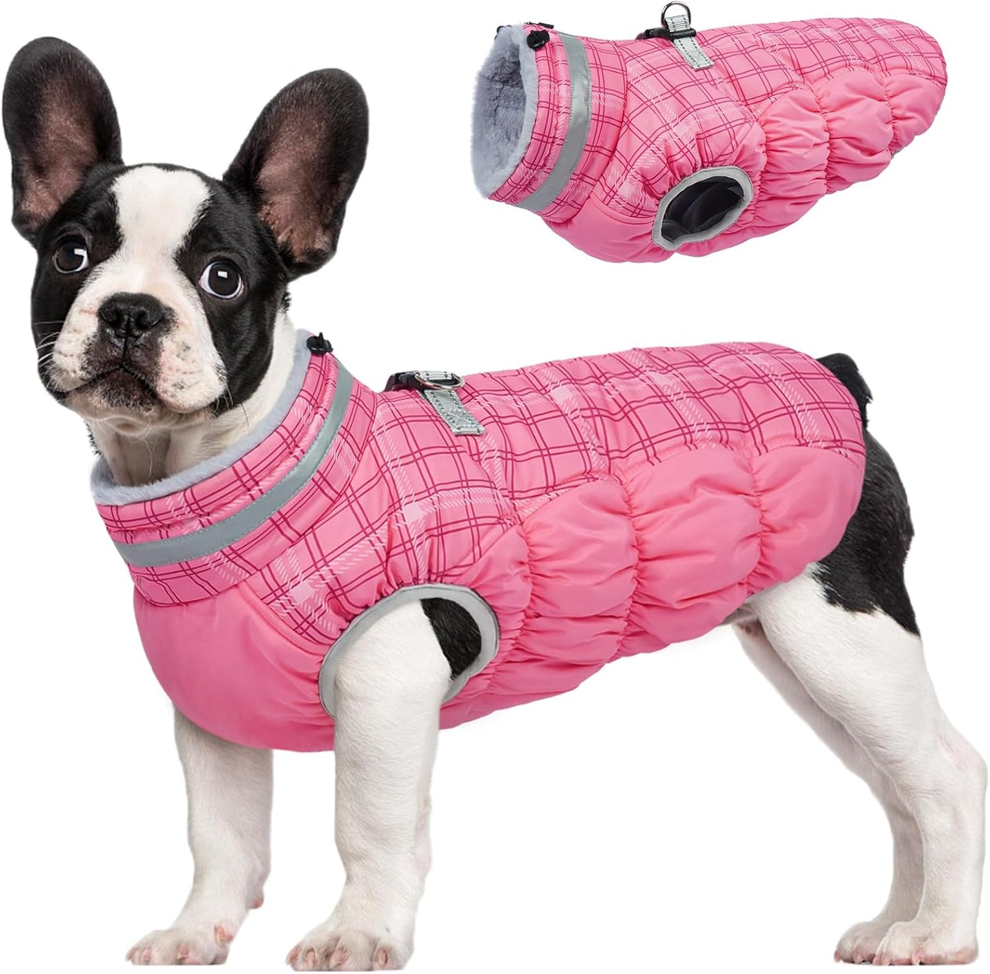 FUAMEY Dog Coat for Medium Dogs - Waterproof Winter Jacket