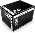 3-in-1 Foam Plyometric Jump Box - Stable Adjustable Heights