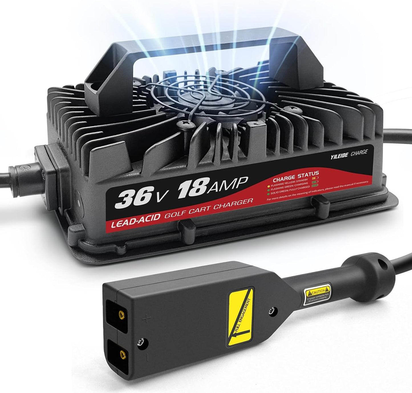 YILEIDE 36V Golf Cart Charger for EZGO TXT - Rapid Charging