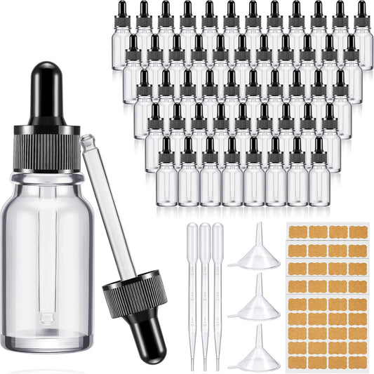 100 Pack Essential Oil Dropper Bottles for DIY Perfume Use