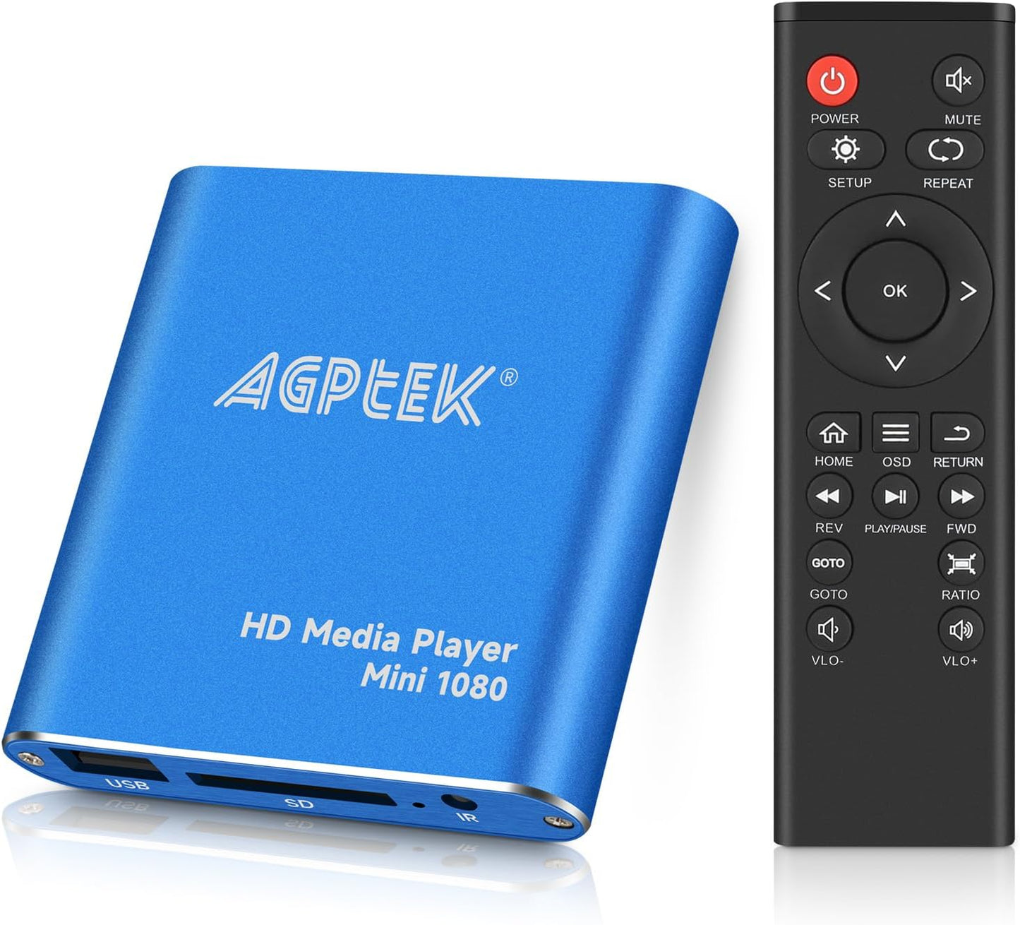 MYPIN Mini 1080p HDMI Media Player - Full-HD Multimedia Player