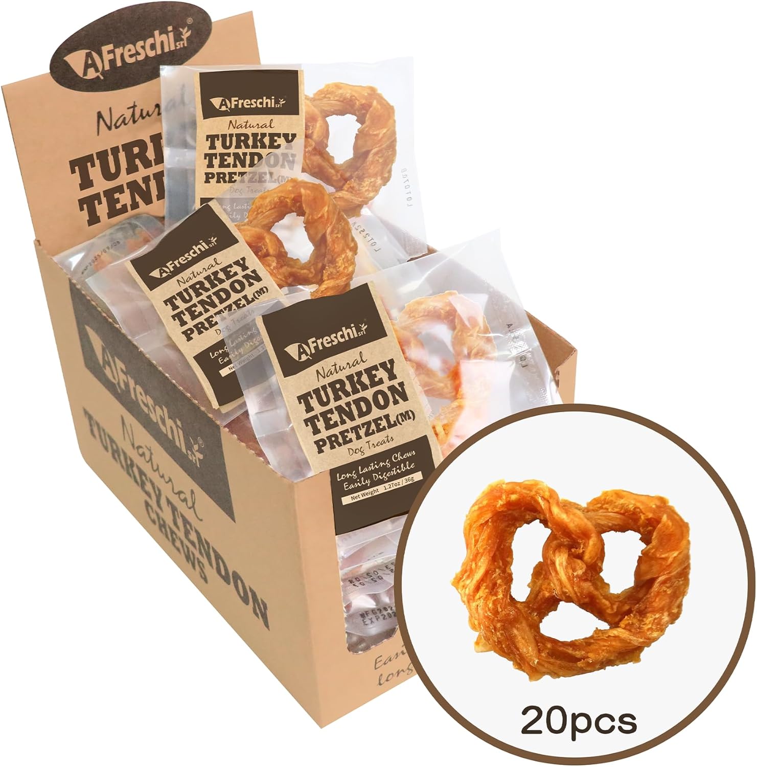 Turkey Tendon Dog Treats - All Natural Chews for Dogs