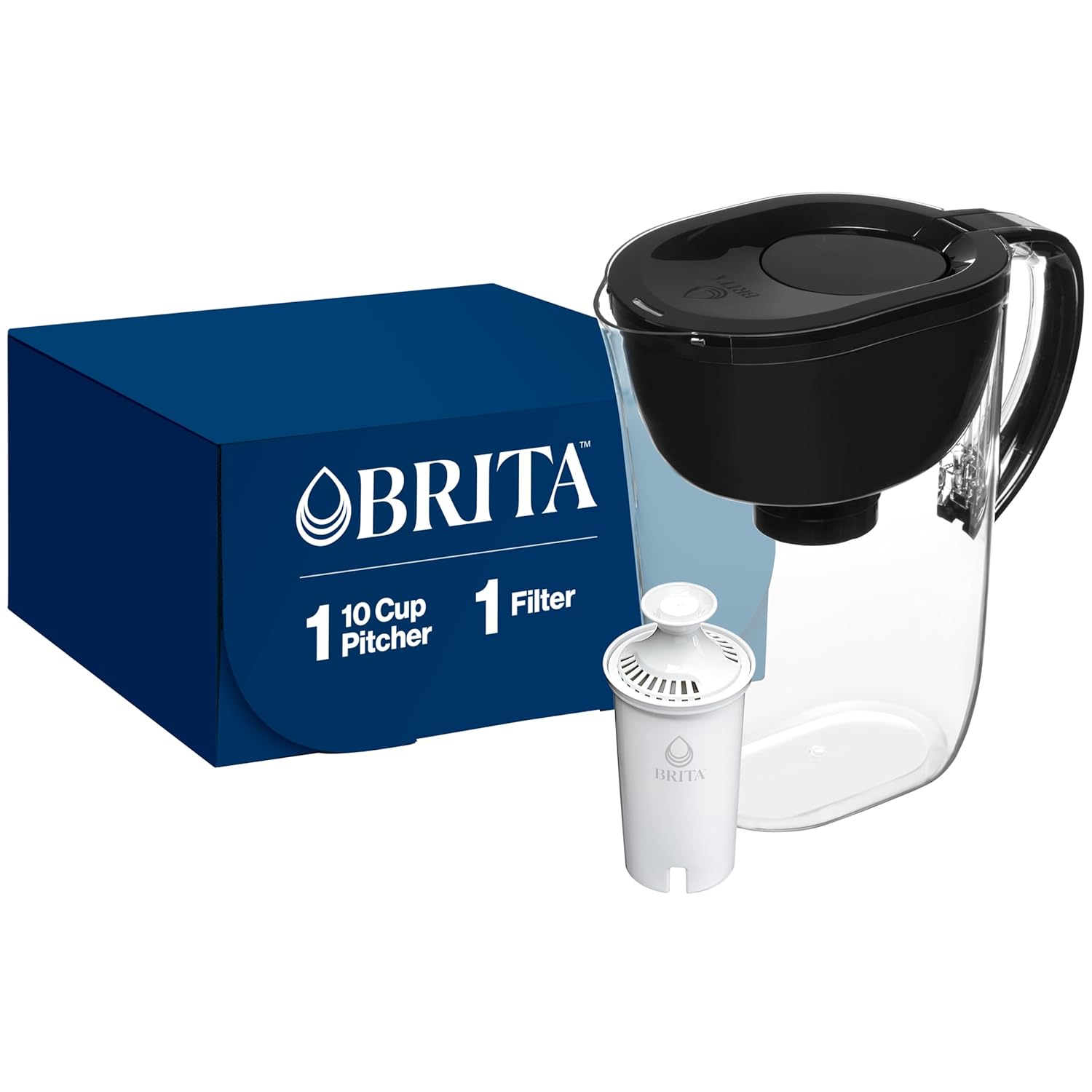 Brita Large Water Filter Pitcher for Clean Drinking Water