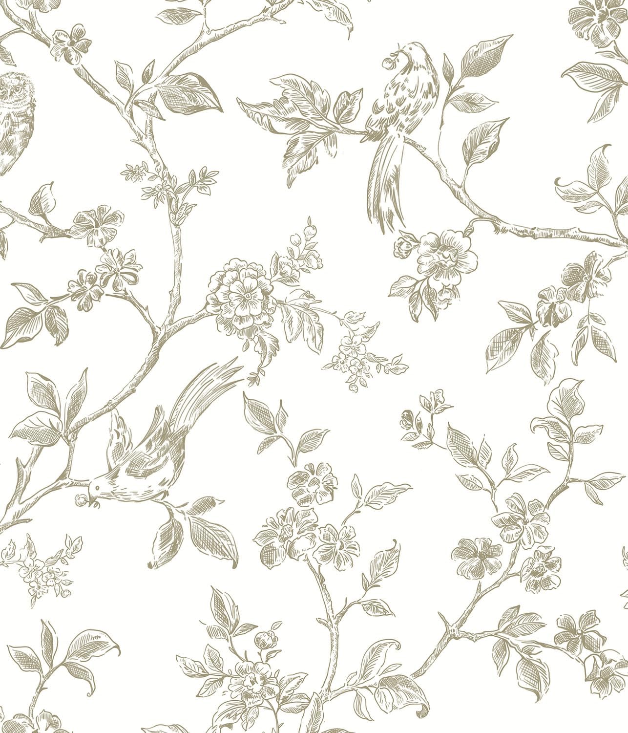 Orainege Floral Peel and Stick Wallpaper for Vintage Decor