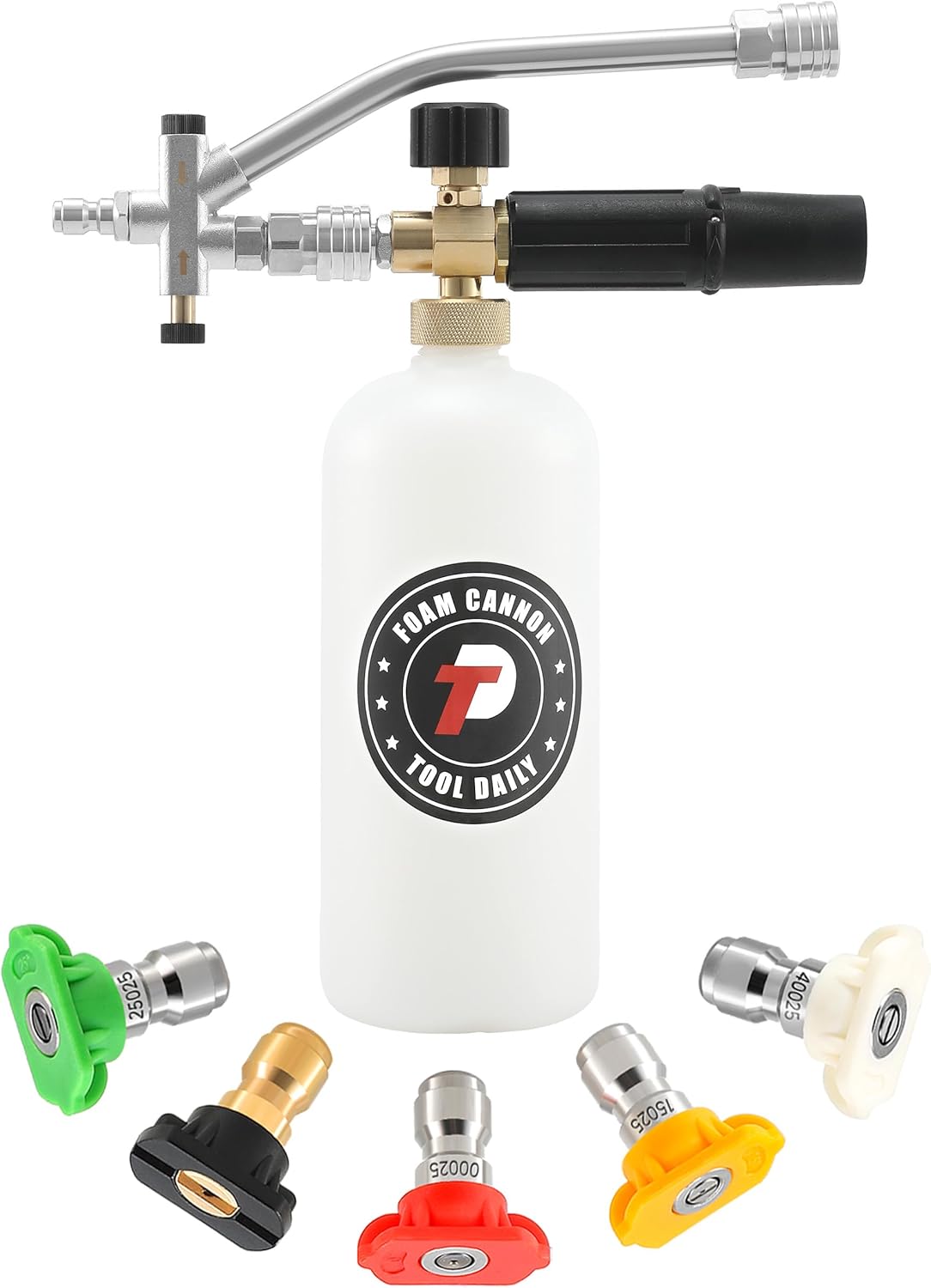 Tool Daily Foam Cannon with Dual Connector for Pressure Washers