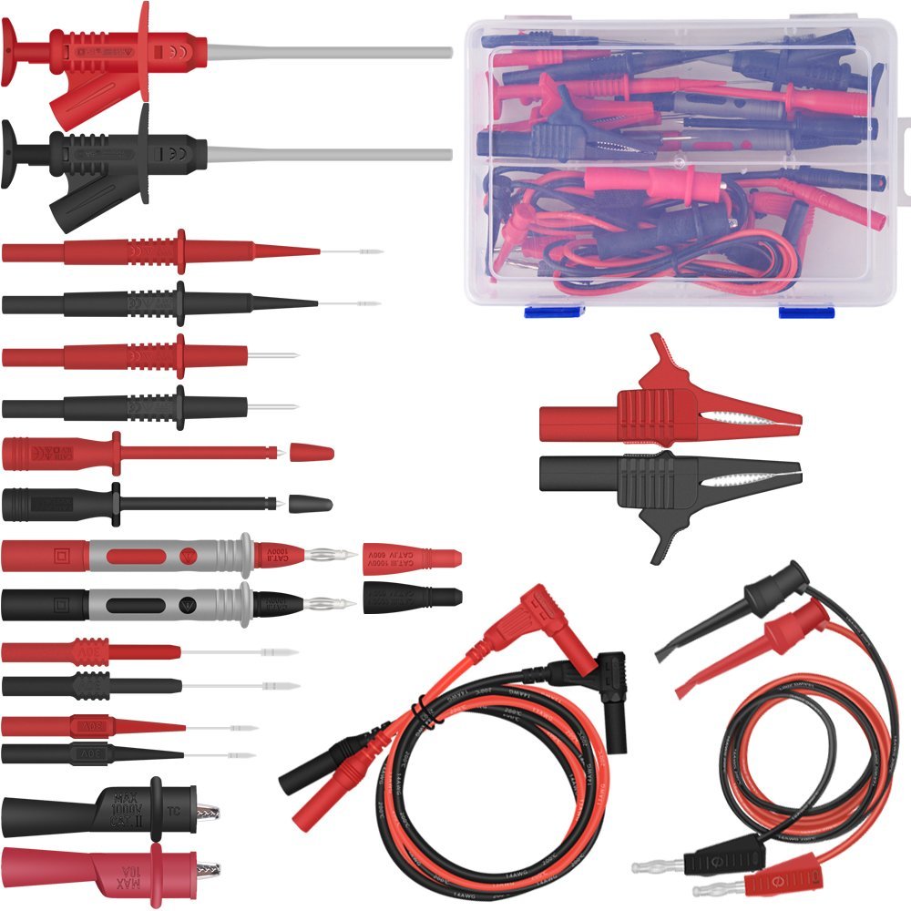 22 in 1 Multimeter Test Leads Set with Alligator Clips and Probes