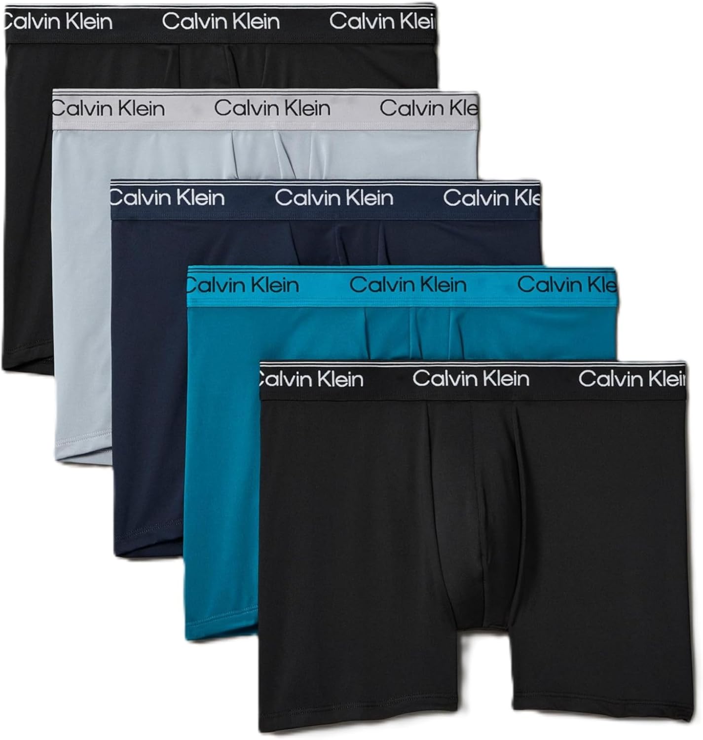 Calvin Klein Men's Micro Stretch 5-Pack Boxer Briefs for Comfort