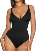 FeelinGirl Shapewear Bodysuit Deep V Neck Tummy Control