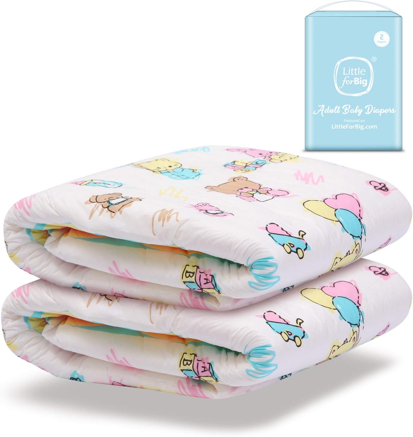 Littleforbig Baby Cuties Diaper Set - Size Large