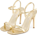 High Heeled Strappy Slingback Sandals 4in Stiletto - Dressy Lift