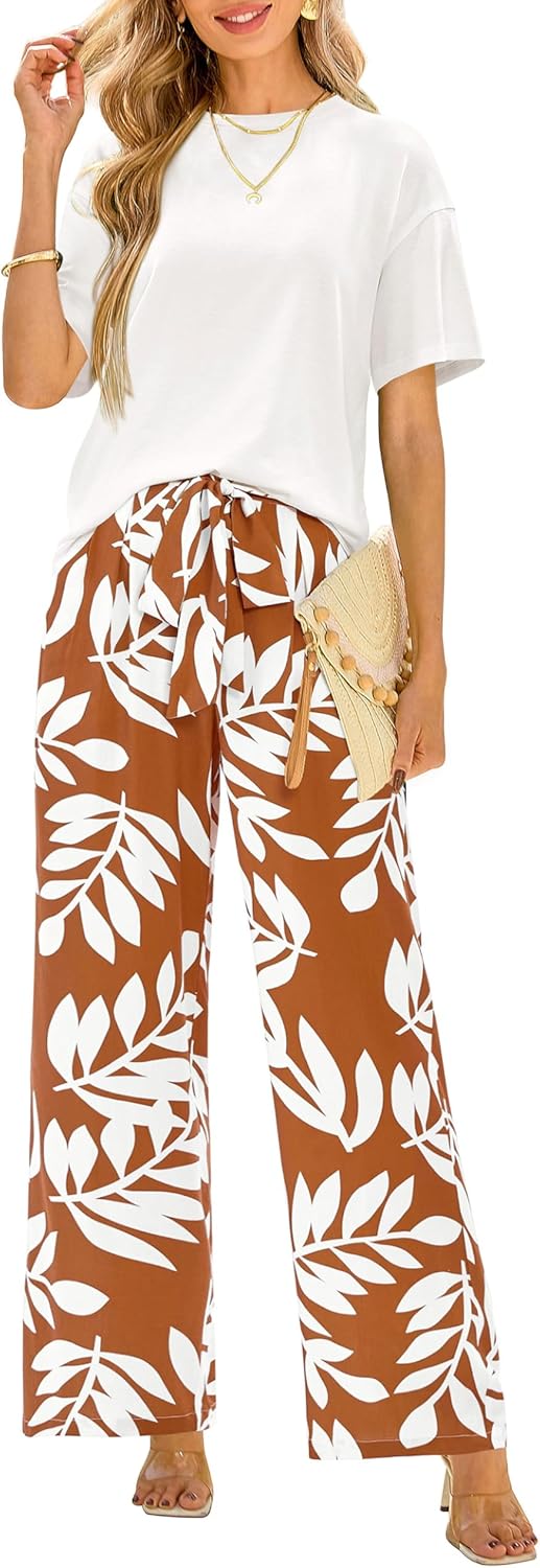 PRETTYGARDEN Women Summer 2 Piece Outfits for Stylish Comfort