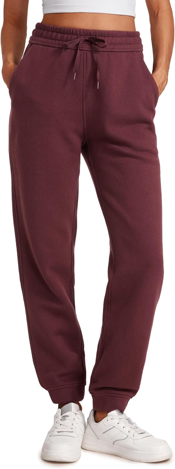 Cozy High Waisted Fleece-Lined Joggers by CRZ YOGA