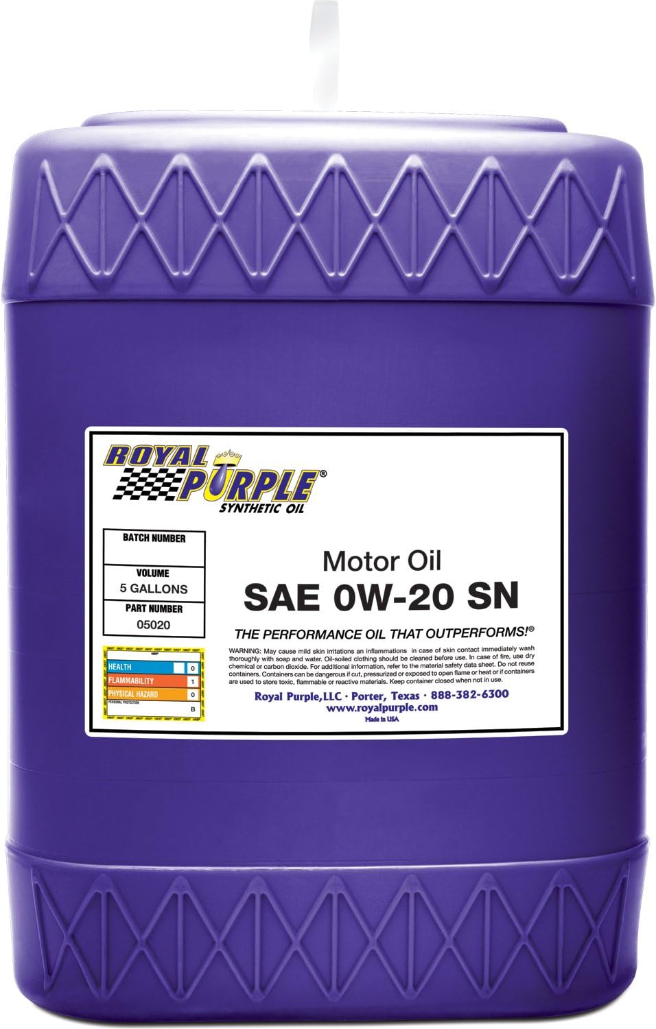 Royal Purple 0W-20 High Performance Synthetic Motor Oil Review