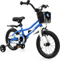 Kids Bike 12 14 16 18 in - Adjustable, Dual Brake Bicycle