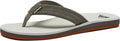 Quiksilver Carver Suede Flip Flops for Men - Arch Support Suede Thongs