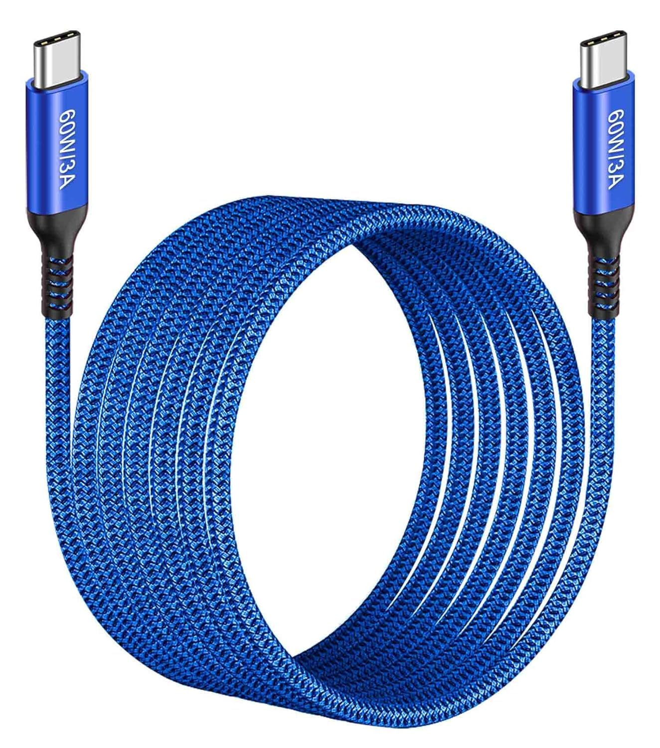 10ft Fast Charging USB-C Cable - iPhone 15/Samsung Galaxy S23/Pixel 7