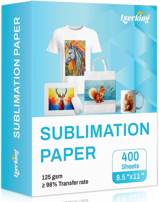 125gsm Sublimation Paper 8.5x11 - DIY Must-Have!
